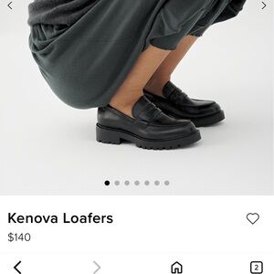 Stylish Black Kenova Vagabond Loafers